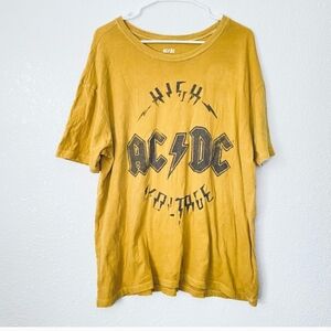 AC/DC High Voltage Shiny Band Graphic Rock Tee